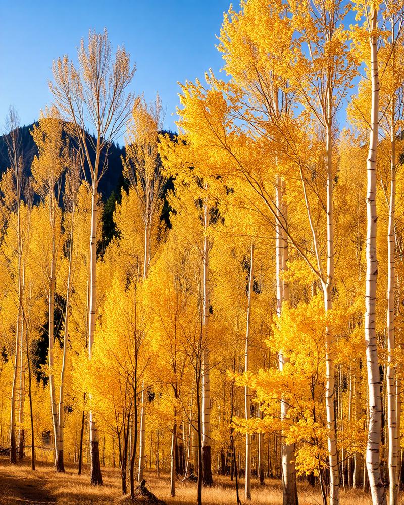Aspen Grove in October, fine art print of Fraser Valley, CO