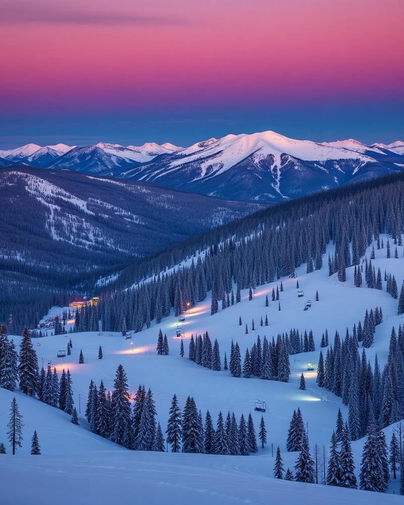 Winter Park Alpenglow, fine art print of Winter Park, CO